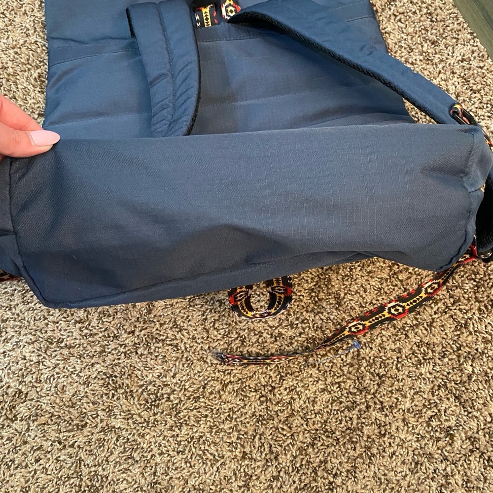 Toms Blue Backpack with Adjustable Patterned Straps - Picture 5 of 5